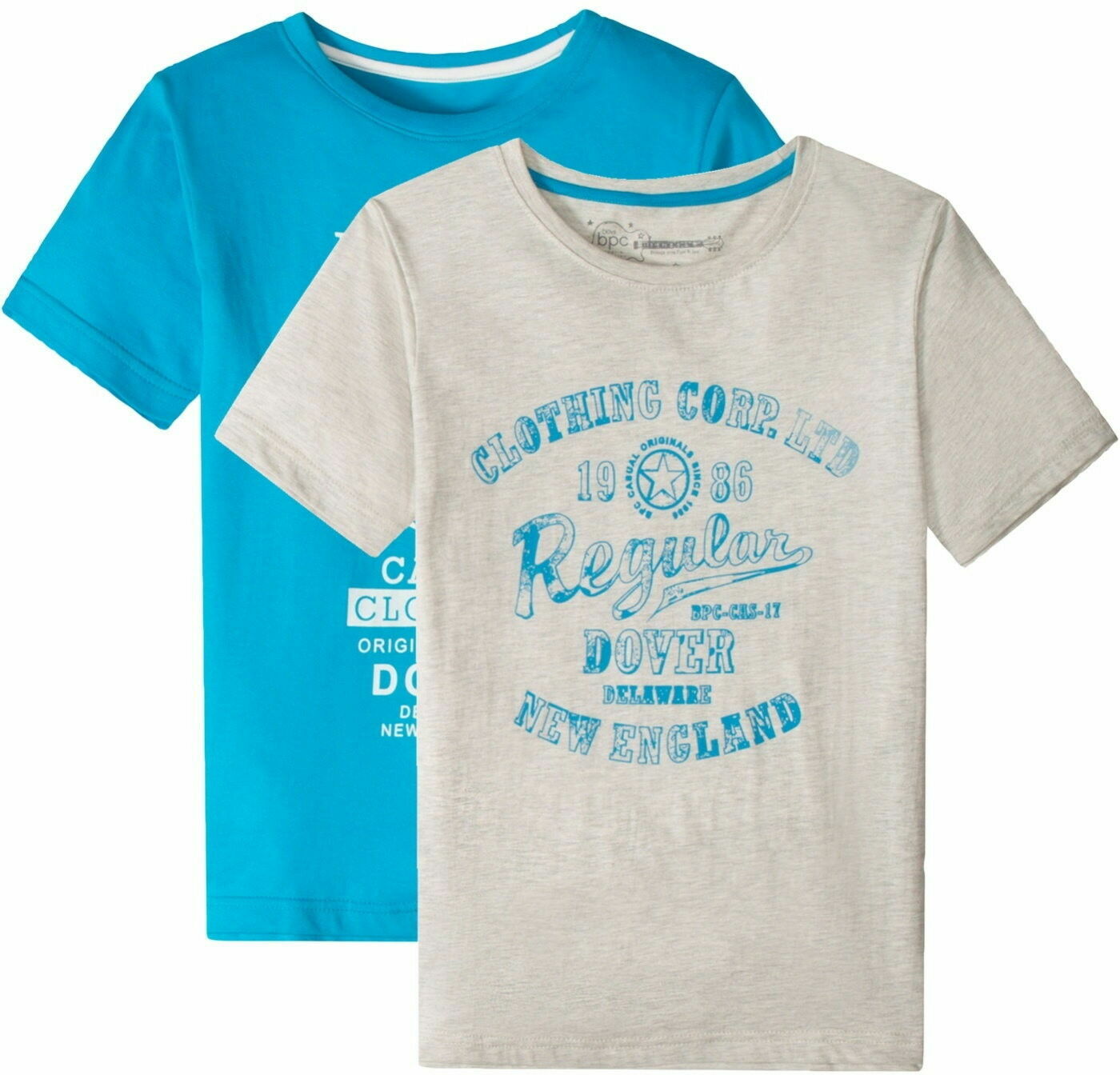 T-shirt chłopięcy z bawełny organicznej (2 szt.) - bonprix