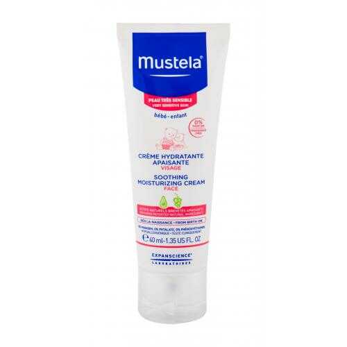 Mustela Bébé Soothing Moisturizing Face Cream krem do twarzy na dzień 40 ml dla dzieci