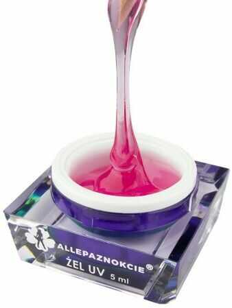 Żel do paznokci budujący Allepaznokcie Jelly Pink Glass 5 g