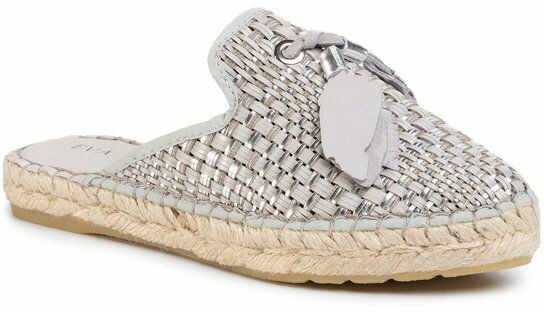 Eva Minge Espadryle EM-46-06-000563 Szary