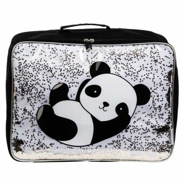 A Little Lovely Company - A Little Lovely Company - Lśniąca Walizeczka Glitter Panda