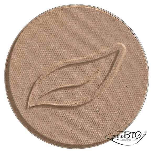 Cień do powiek, Matowy, PuroBIO - 02 Dove Gray
