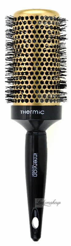 Inter-Vion - Thermic Hair Styling Brush - Termiczna szczotka do stylizacji bardzo długich włosów 55 mm - Gold Label