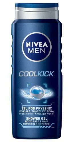 NIVEA MEN Fresh Kick Żel pod prysznic, 500ml - >>> DARMOWA od 99zł