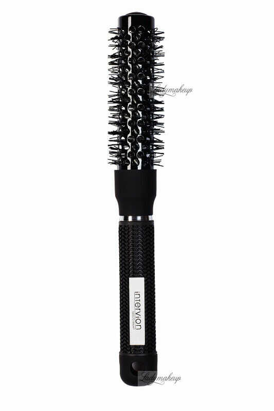 Inter-Vion - Ceramic Hair Modeling Brush - Ceramiczna szczotka do stylizacji średniej długości włosów 25 mm - Black Label