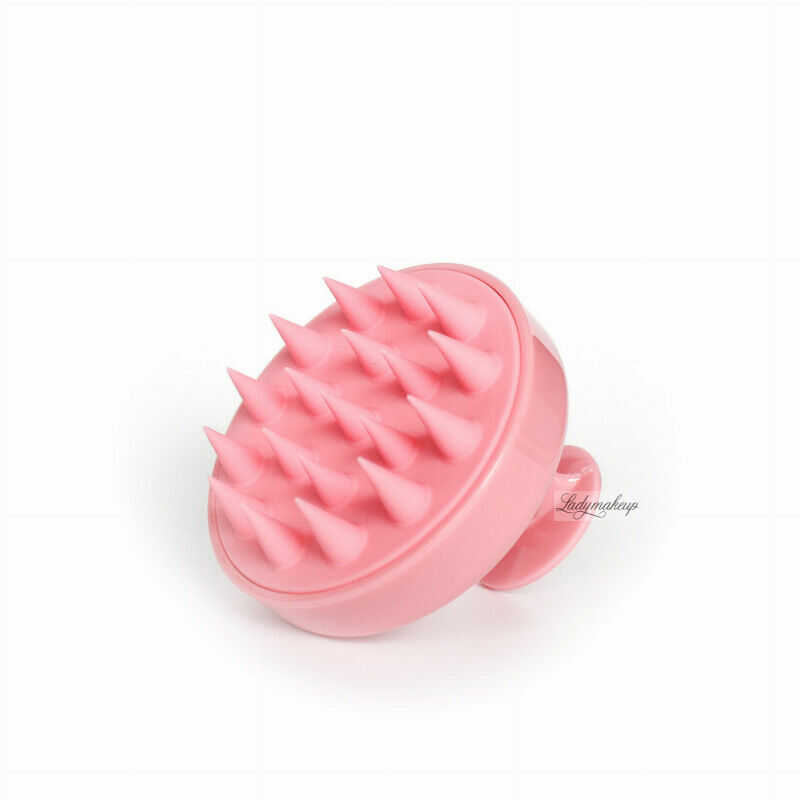 FOAMANIZER - Silikonowa szczotka-masażer do mycia włosów - Różowa