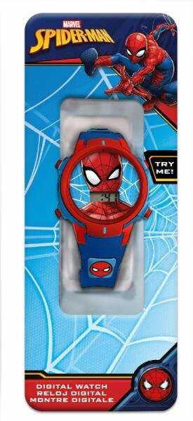 Zegarek cyfrowy ze światełkami Spider-Man Kids Euroswan (MV15764)