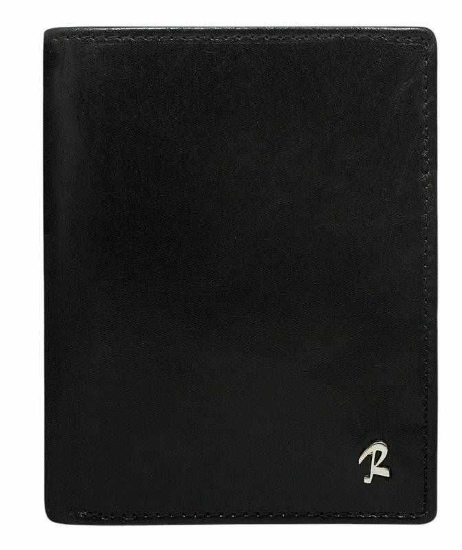 Klasyczny portfel męski czarny Rovicky 326-CVT BLACK