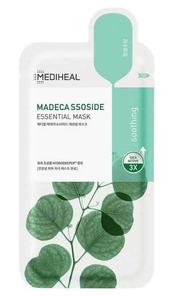 Łagodząca Maska w Płachcie MADECASSOSIDE ESSENTIAL Bambusowa, Mediheal
