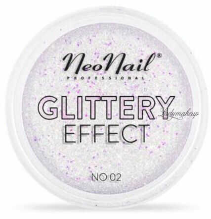 NeoNail - GLITTERY EFFECT - Gruby pyłek do stylizacji paznokci - Efekt brokatu - 02