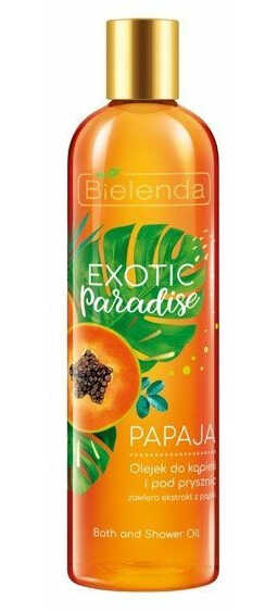 Bielenda Exotic Paradise Olejek do kąpieli i pod prysznic Papaja 400ml