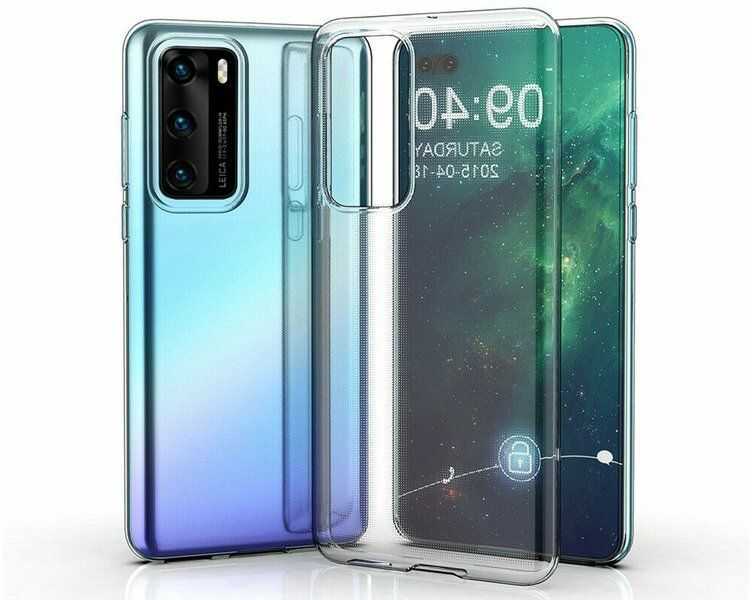 Etui Huawei P40 silikonowe przezroczyste