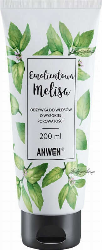 ANWEN - Emolientowa Melisa - Odżywka do włosów o wysokiej porowatości - 200 ml