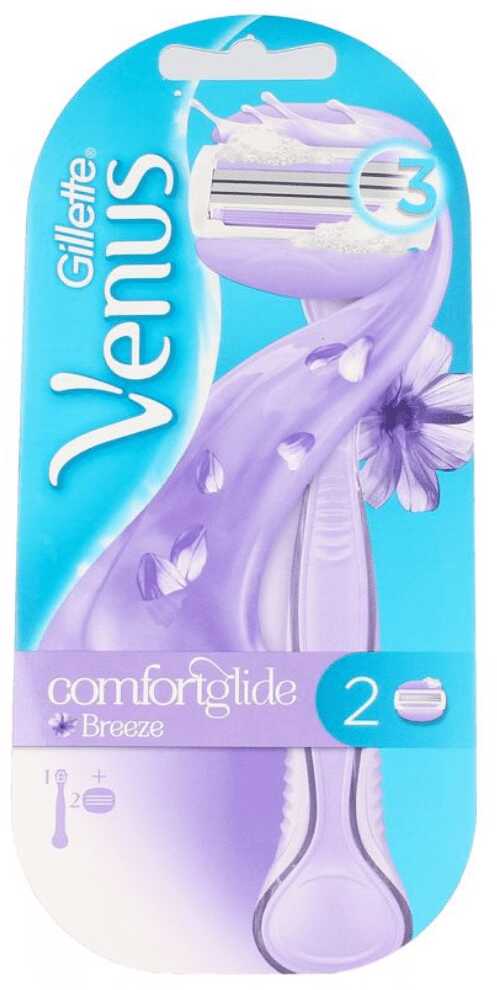 Gillette Venus Comfortglide Breeze Maszynka Do Golenia + Zapasowe Ostrza