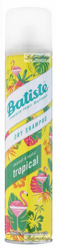 Batiste - Dry Shampoo - TROPICAL - Suchy szampon do włosów - 200 ml