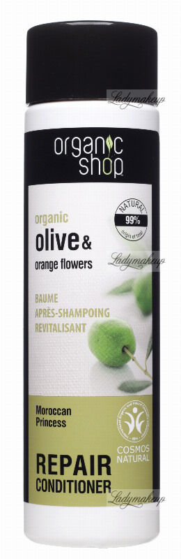 ORGANIC SHOP - Avocado & Olive - Repairing Conditioner - Naturalna, odbudowująca odżywka do włosów - 280 ml