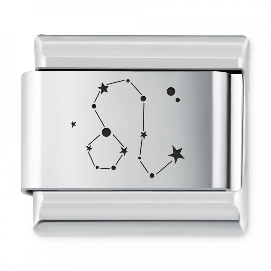 ITALIAN CHARMS Znak zodiaku konstylacje Lew
