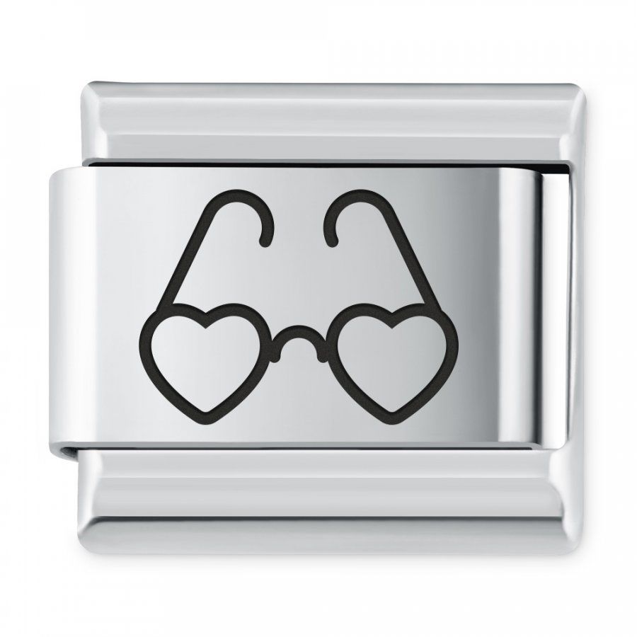 ITALIAN CHARMS Symbole Miłosne Okulary