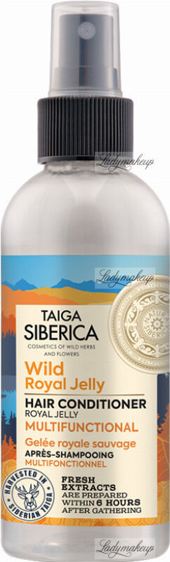 NATURA SIBERICA - Taiga Siberica Wild Royal Jelly - Hair Conditioner - Multifunkcyjna odżywka do włosów bez spłukiwania - Dzikie mleczko pszczele - 170 ml