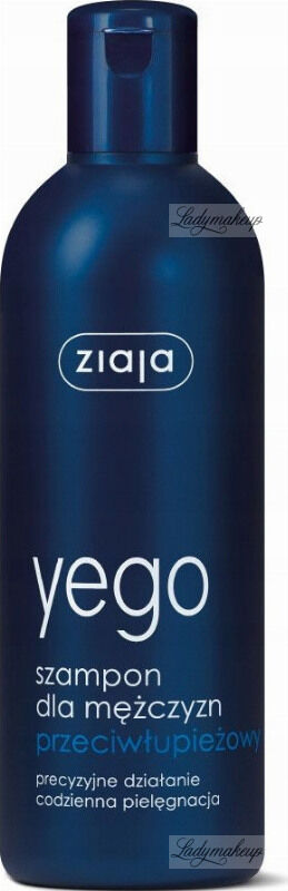 ZIAJA - YEGO - Przeciwłupieżowy szampon dla mężczyzn - 300 ml
