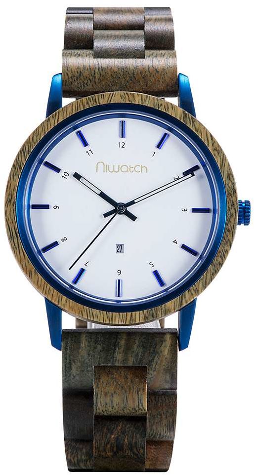 Zegarek drewniany Niwatch - kolekcja AZURE - SANDAŁOWIEC