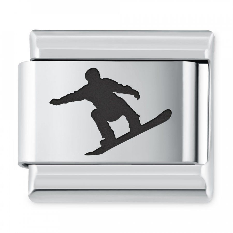ITALIAN CHARMS Symbole Sportowe Snowboard