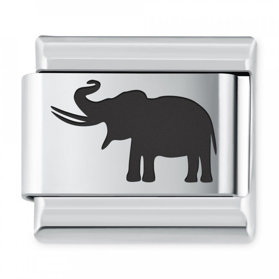 ITALIAN CHARMS Symbole Zwierzęta Słoń