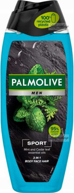 Palmolive - Men - Sport 3in1 - Shower Gel - Żel pod prysznic do ciała, twarzy, włosów dla mężczyzn - 500 ml