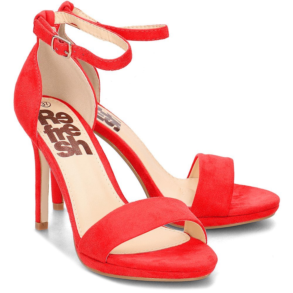 Refresh - Sandały Damskie - 69840 ROJO - Czerwony