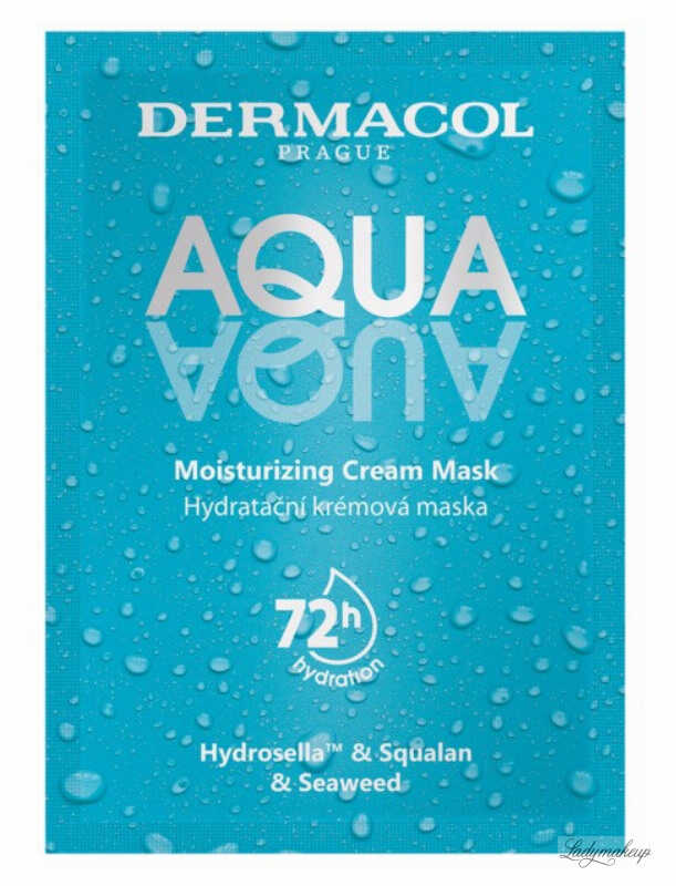 Dermacol - Aqua Moisturizing Cream Mask - Nawilżająca maseczka do twarzy - 2 x 8 ml