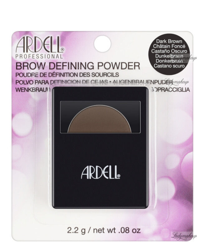 ARDELL - BROW DEFINING POWDER - Cień do stylizacji brwi - DARK BROWN