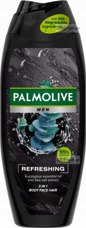 Palmolive - Men - Refreshing 3in1 - Shower Gel - Żel pod prysznic do ciała, twarzy, włosów dla mężczyzn - 500 ml