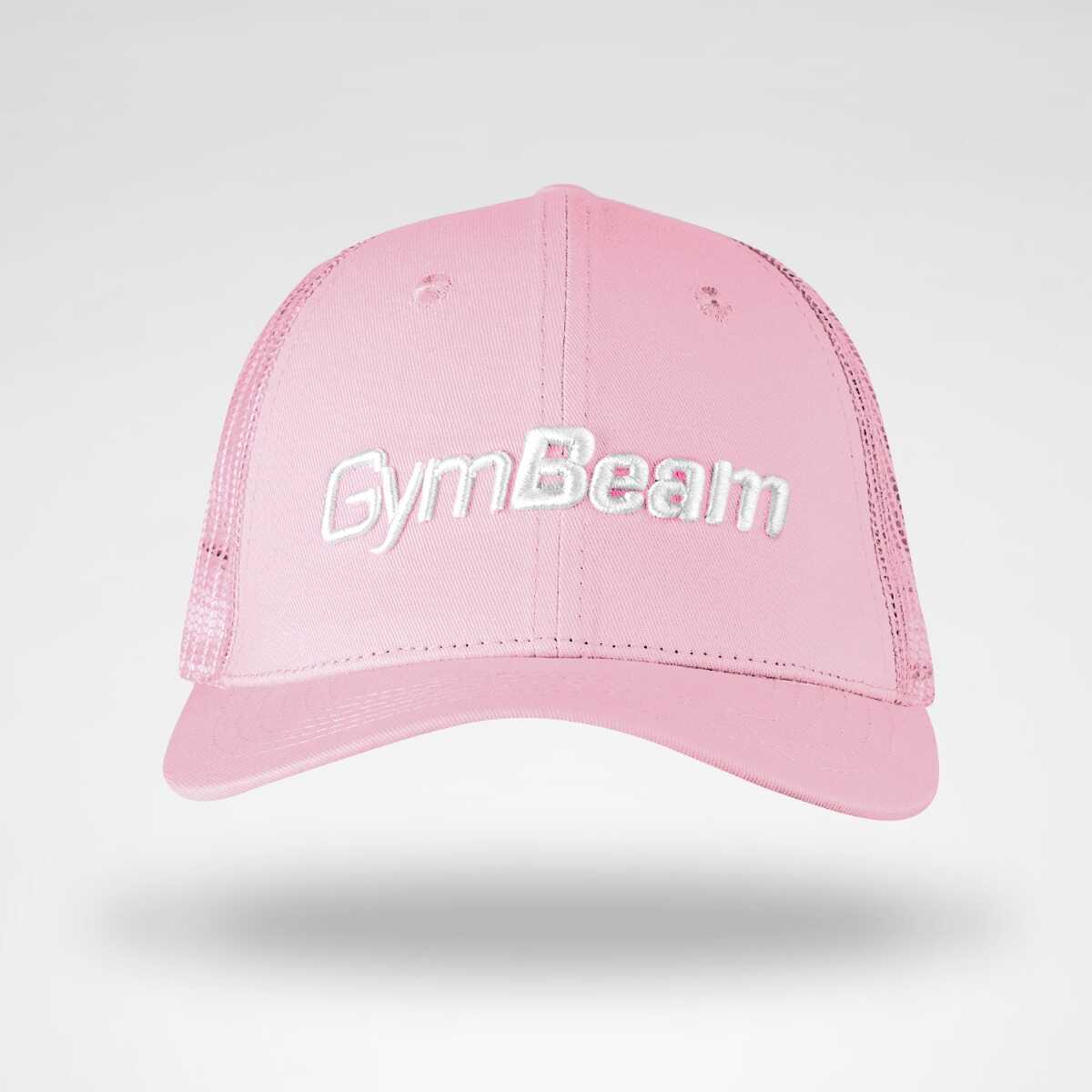 GymBeam Bejsbolówka Mesh Panel Cap Baby Pink