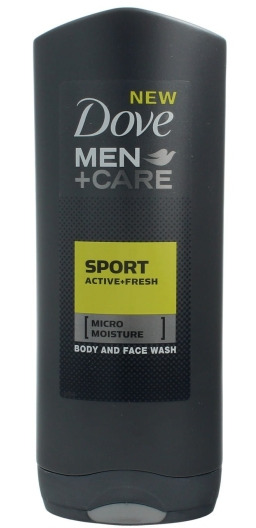 Dove Men+Care Żel do mycia twarzy i ciała Sport Active+Fresh 400ml