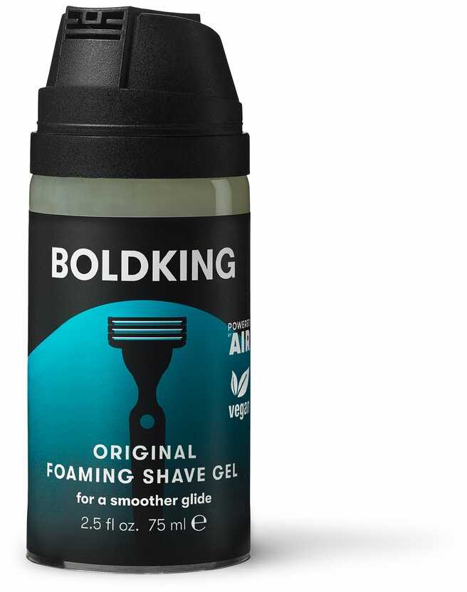 Boldking - Uniwersalny pieniący żel do golenia twarzy, ciała i głowy 75ml