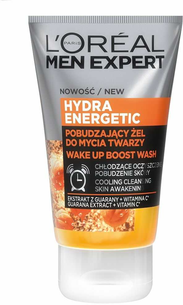 L''Oreal Men Expert Hydra Energetic 100ml pobudzający żel do mycia twarzy