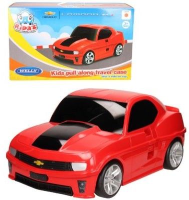 Chevrolet Camaro - czerwony - Walizka samochód Welly Ridaz