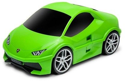 Lamborghini Huracan - zielony - Walizka samochód Welly Ridaz