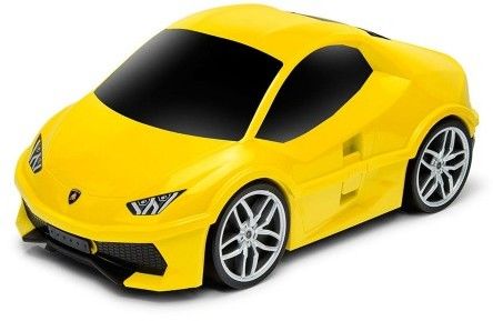 Lamborghini Huracan - żółty - Walizka samochód Welly Ridaz