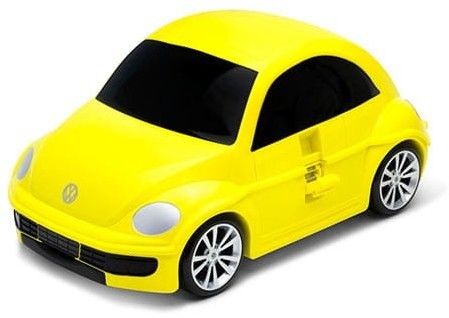 Volkswagen the Beetle - żółty - Walizka samochód Welly Ridaz