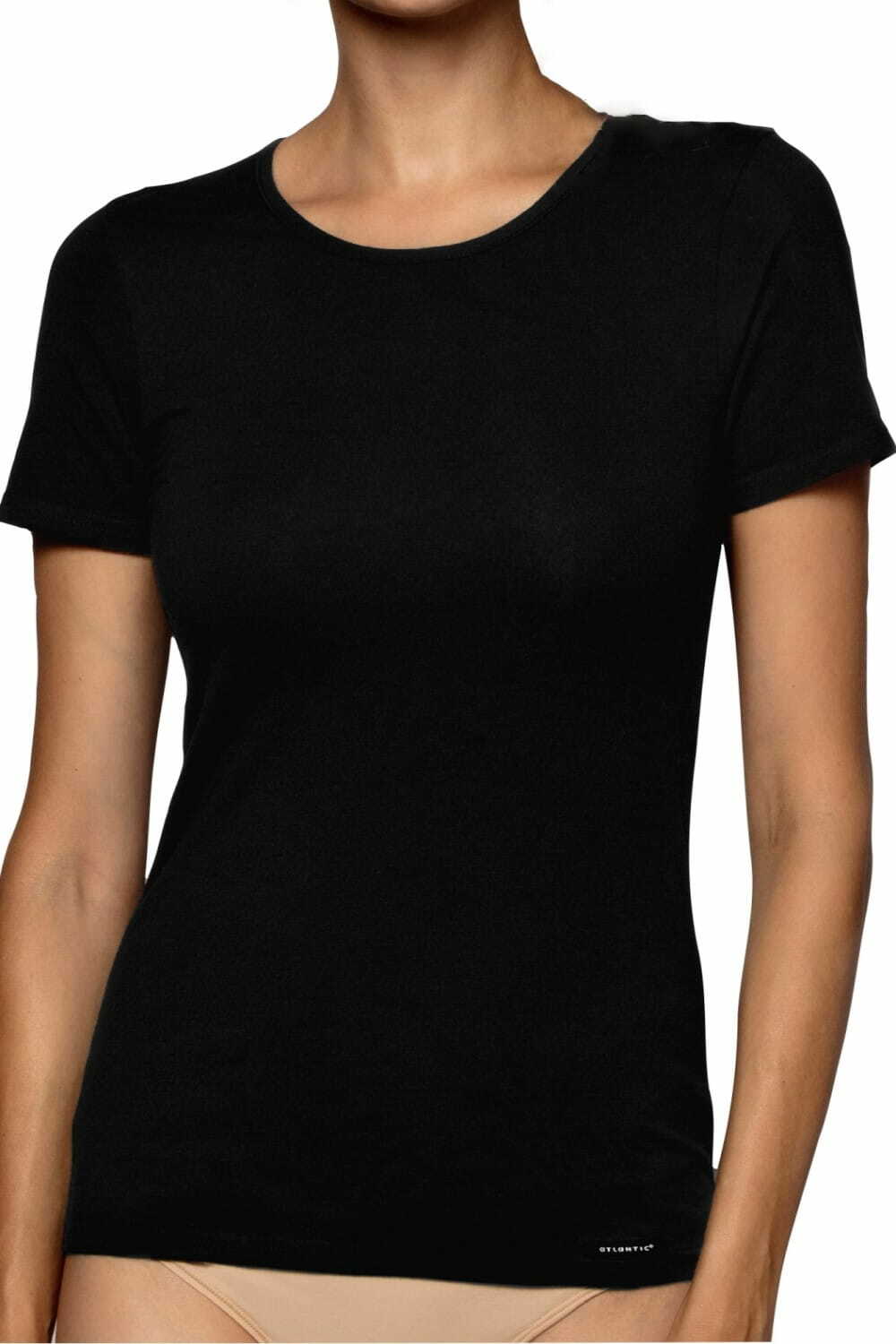 Koszulka damska Atlantic BLV-199 czarna