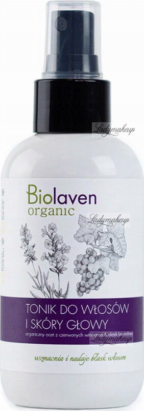 BIOLAVEN - Tonik do włosów i skóry głowy - Wzmacnia i dodaje blask - 150 ml