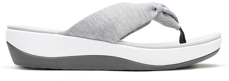 Klapki damskie Clarks Arla Glison szare261342534