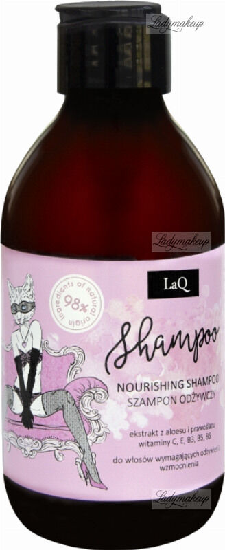 LaQ - Nourishing Shampoo - Odżywczy szampon do włosów - Kocica Piwonia - 300 ml