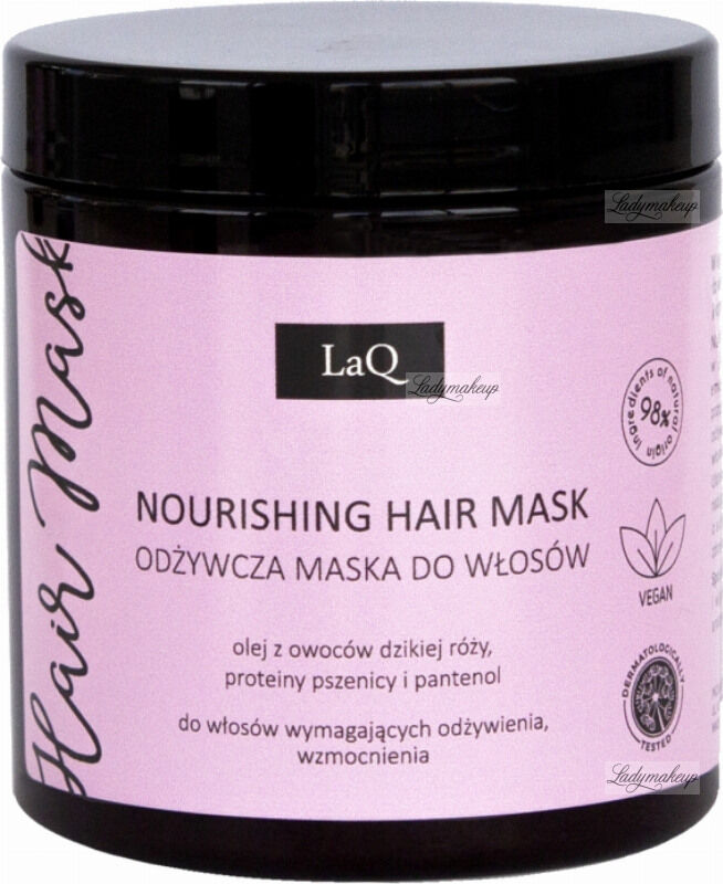 LaQ - Nourishing Hair Mask - Odżywcza maska do włosów - Piwonia - 250 ml