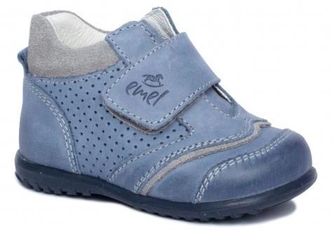 EMEL 2096C-4 dziecięce półbuty ROCZKI, adidaski, trzewiki profilaktyczne - niebieskie