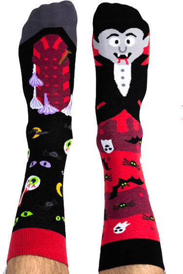 Nanushki Skarpety kolorowe z serii Happy Friends Socks wampir Bloody Hel