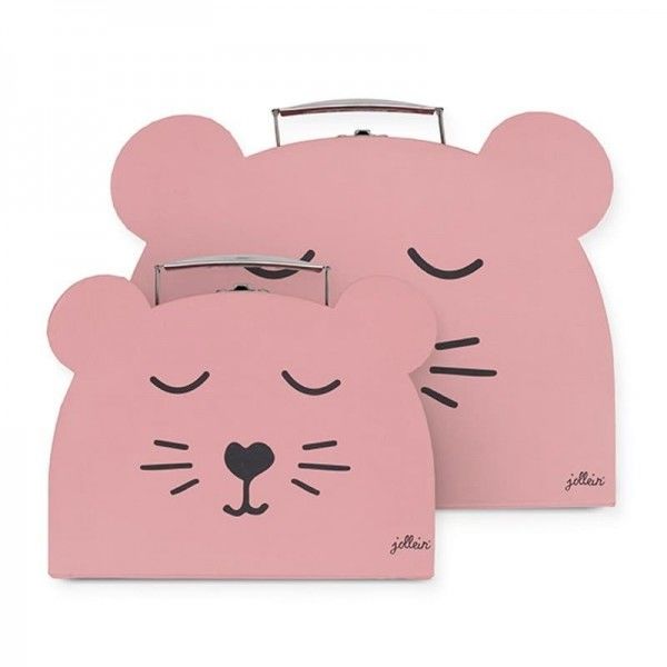 Jollein - Baby & Kids - Jollein - 2 Walizeczki Animal Club Rouge