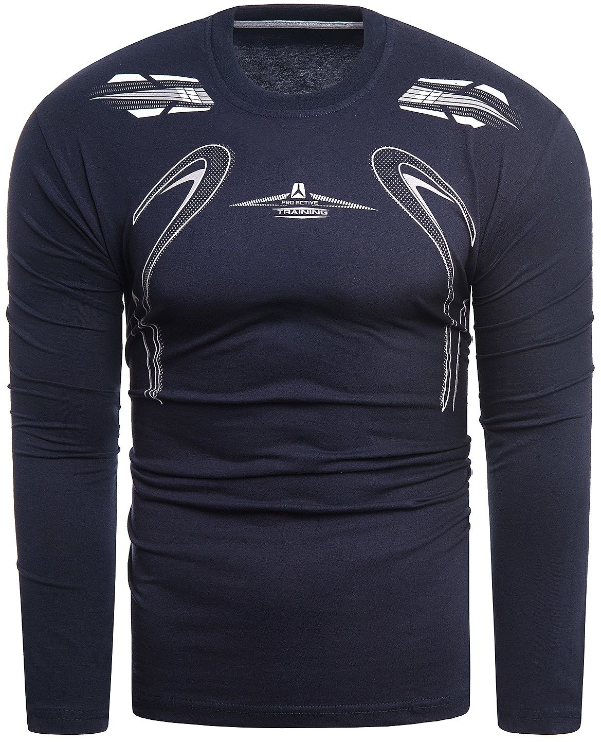 Bluza męska longsleeve Dynamic PA - granat