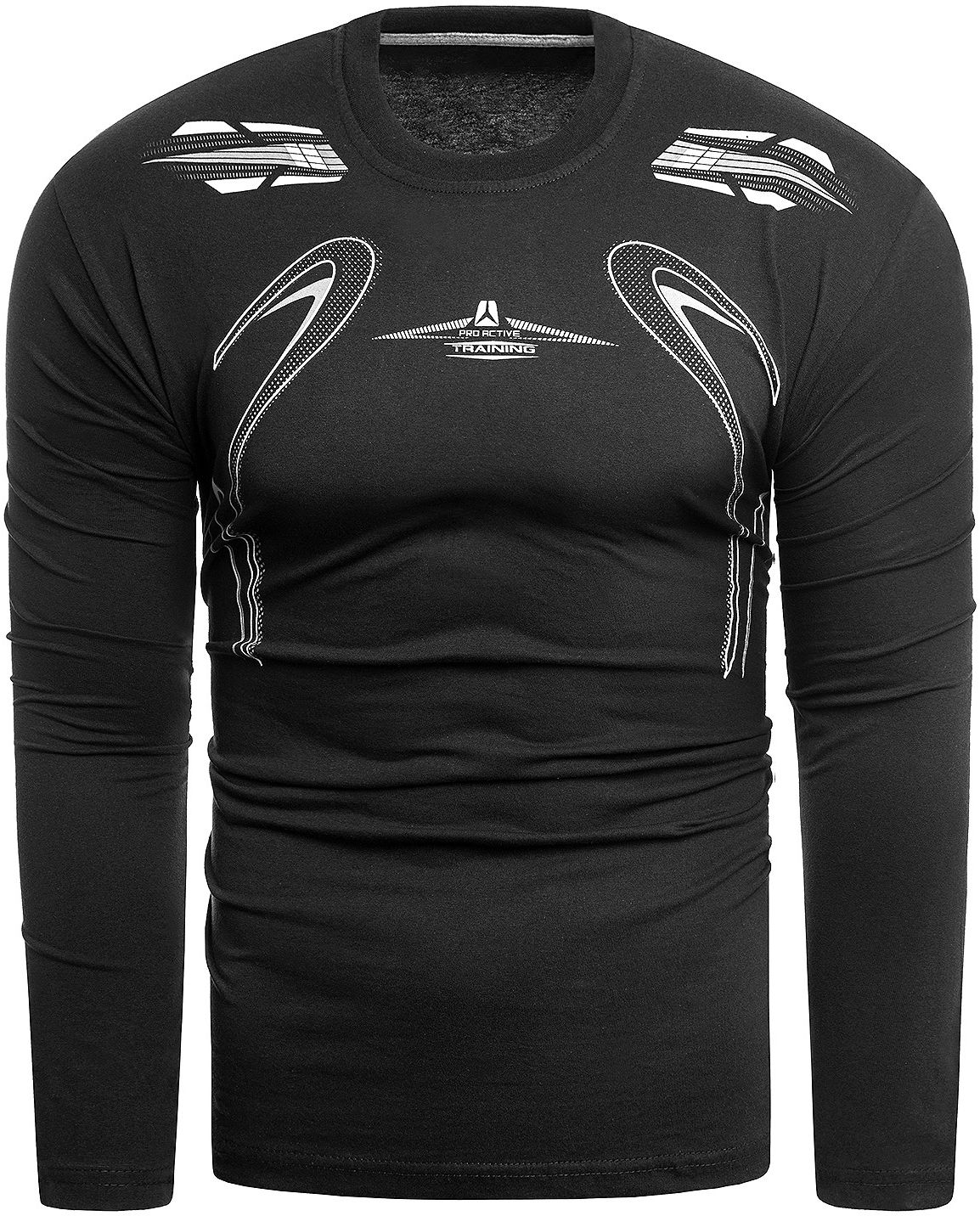 Bluza męska longsleeve Dynamic PA - czarny